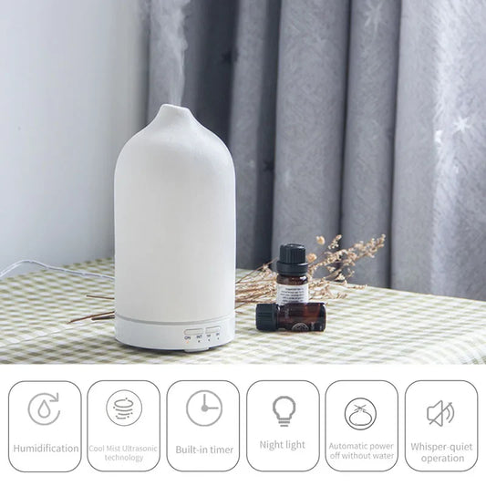 SereniMist™ – Handcrafted Ceramic Aromatherapy Diffuser